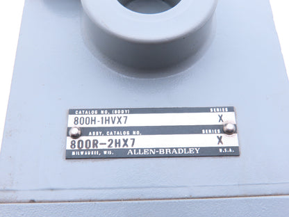Allen Bradley 800T-XAP 1 Gang Explosion Proof Switch With Cover & Enclosure READ