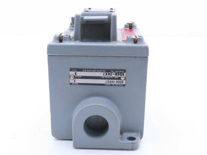 Allen Bradley 800T-XAP 1 Gang Explosion Proof Switch With Cover & Enclosure READ