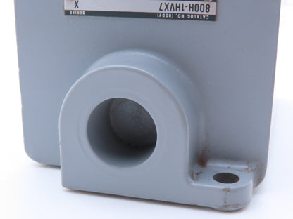 Allen Bradley 800T-XAP 1 Gang Explosion Proof Switch With Cover & Enclosure READ