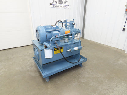 Continental PVX-11B30-RF Hydraulic Pump Power Unit 11 GPM 3000 PSI 15Hp 230/460V