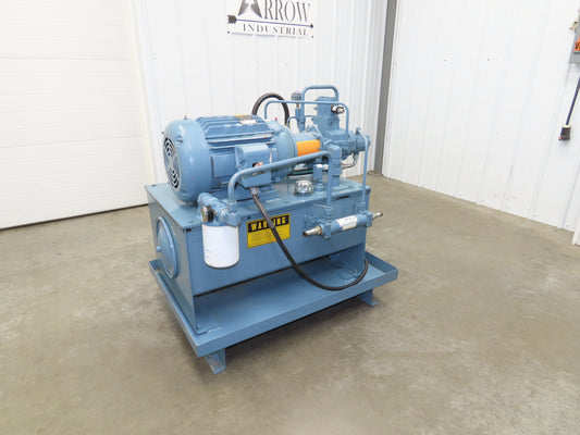 Continental PVX-11B30-RF Hydraulic Pump Power Unit 11 GPM 3000 PSI 15Hp 230/460V