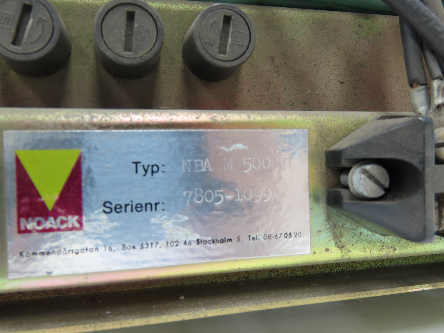 N.B. Lindebergh QMAU 129 Noack Transformer/Adjustable Power Supply