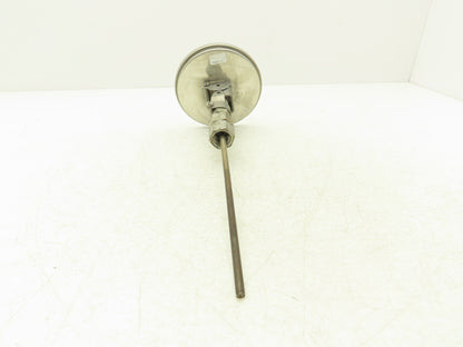 Ashcroft 50/450C Temp Thermometer Gauge 50-450°C 5"Dial 9"Stem Bi-Metal 1/2"NPT