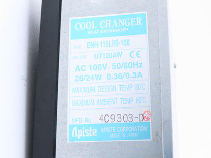 Apiste ENH-115L(R)-100 Enclosure Heat Exchanger 100VAC Cool Changer
