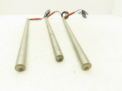 Watlow L17A-1988 Firerod 17" Cartridge Tube Heater 1200W 240V  Lot of 3