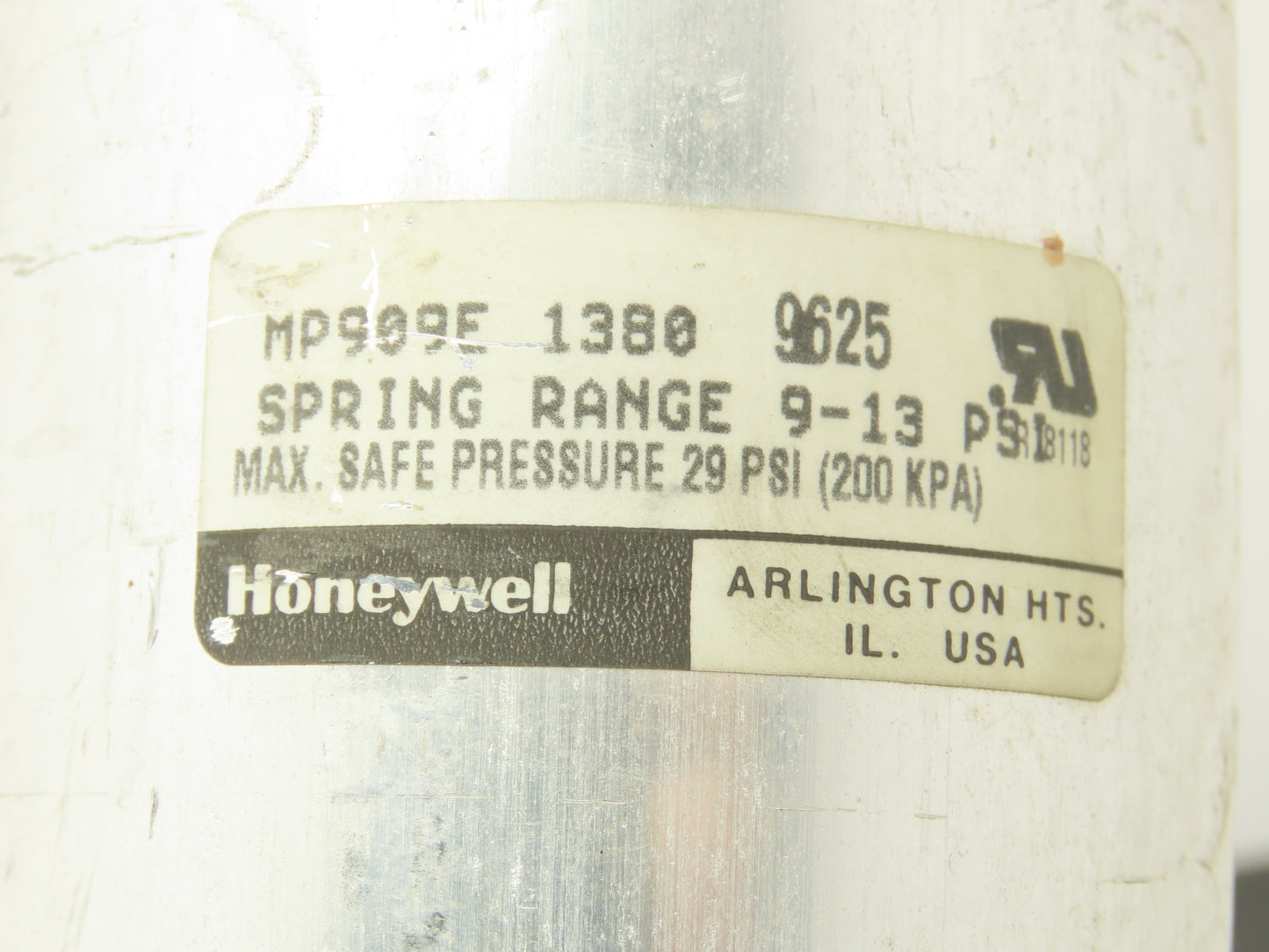 Honeywell MP909E 1380 9625 Pneumatic Damper Actuator Spring Return 9-13PSI