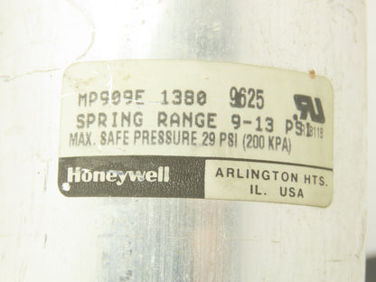 Honeywell MP909E 1380 9625 Pneumatic Damper Actuator Spring Return 9-13PSI