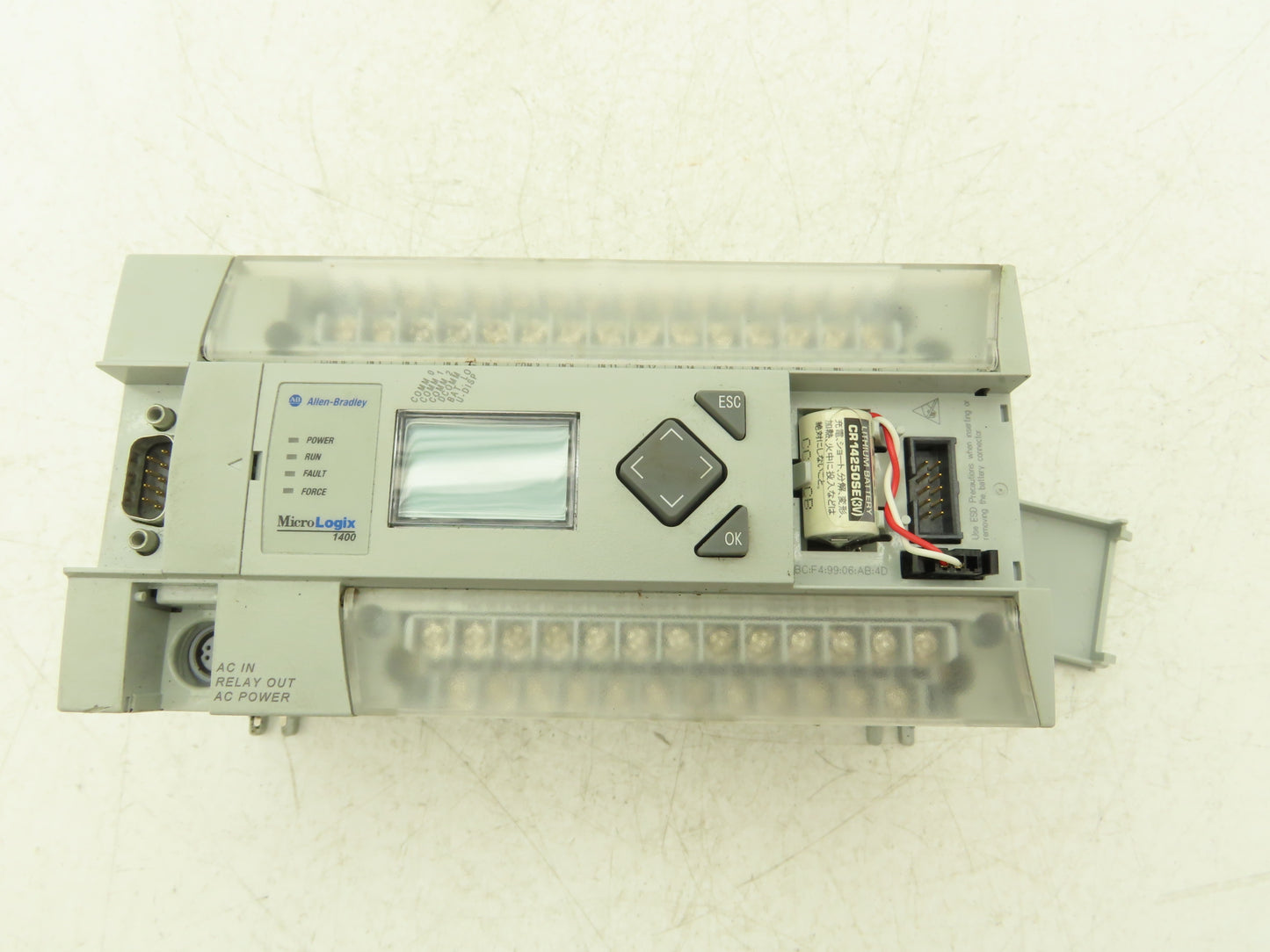Allen Bradley 1766-L32AWA MicroLogix 1400 Controller Module 32Pt Series C. FW 21