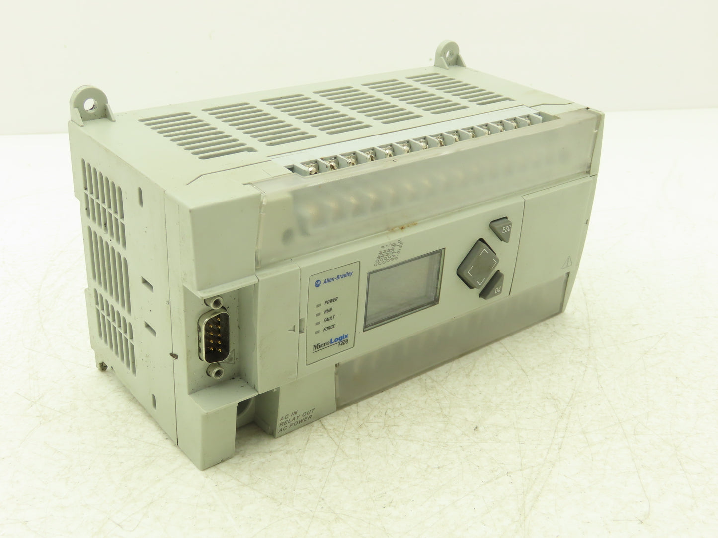 Allen Bradley 1766-L32AWA MicroLogix 1400 Controller Module 32Pt Series C. FW 21