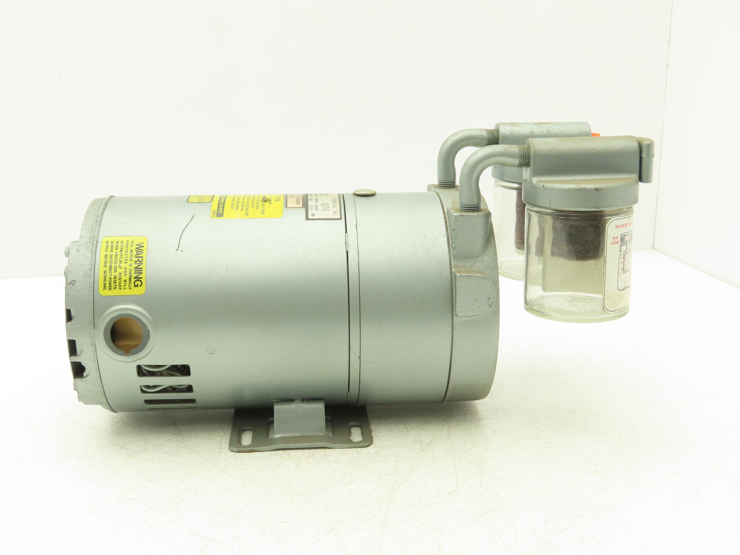 Gast 0522-V103-G18DX Oil-Less  Rotary Vane Vacuum Air Pump 115VAC 1/4Hp 1725RPM