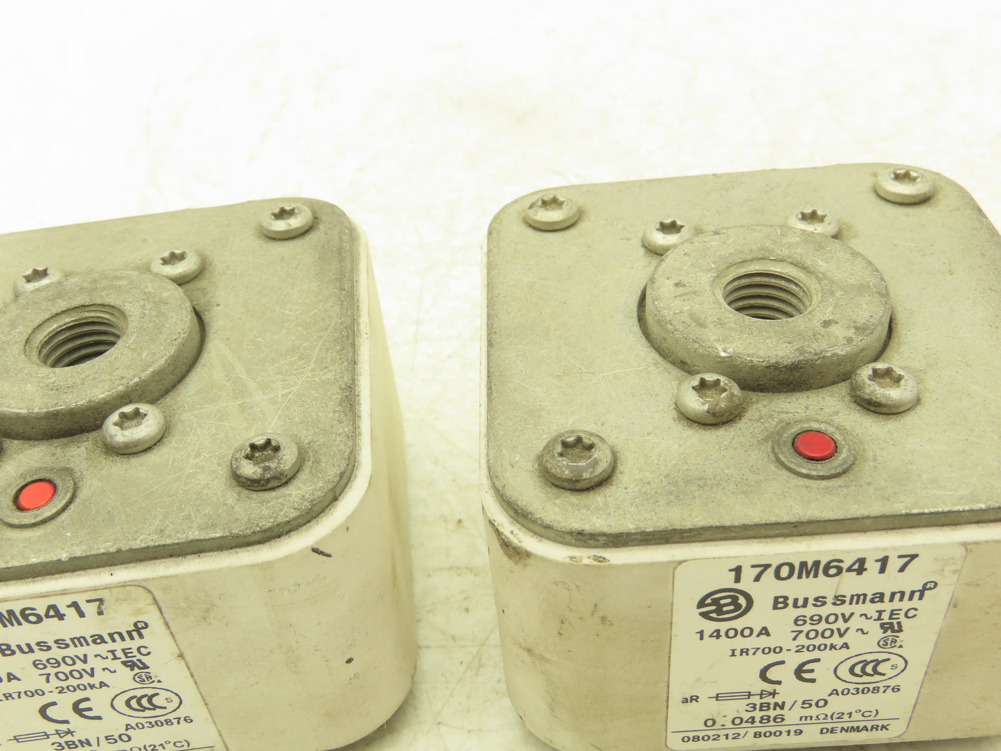 Bussman 170M6417 Fuse 700V 1400A IR700-200kA Lot of 2