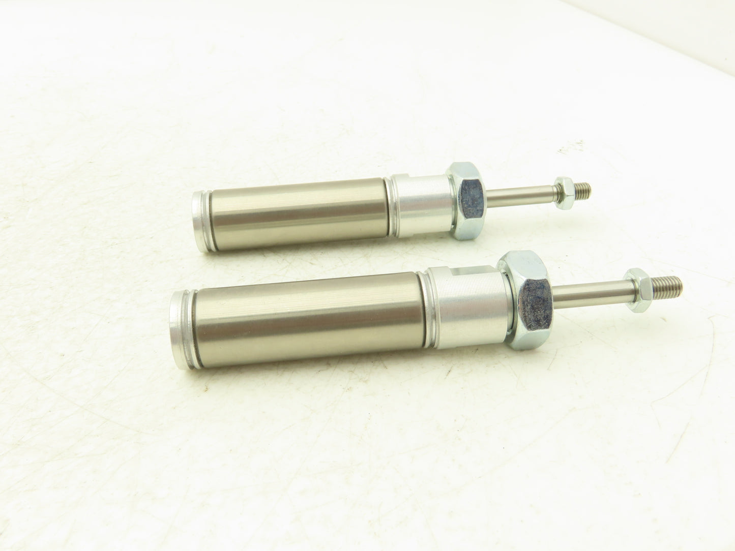 SMC NCMB075-0100T Pneumatic Air Cylinder 3/4"Bore 1"Stroke Spring Ext  Lot of 2