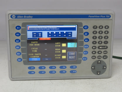 Allen Bradley 2711P-RDB7C PanelView Plus 700 Keypad/Touch with Module 2711P-RP1A