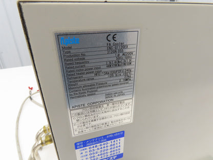 Apiste ENC-G1120EX Control Panel FA Cooler Heat Exchanger 200VAC
