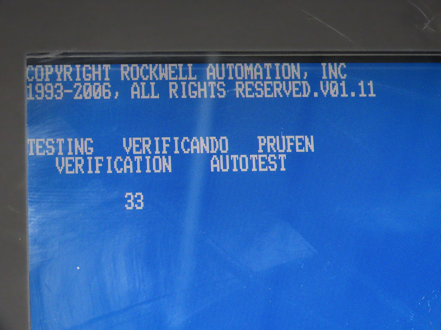 Allen Bradley 2711-K10C3 PanelView 1000 HMI Terminal FRN 4.46 Series F