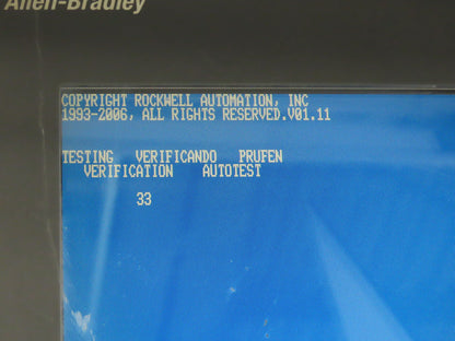 Allen Bradley 2711-K10C3 PanelView 1000 HMI Terminal FRN 4.46 Series F