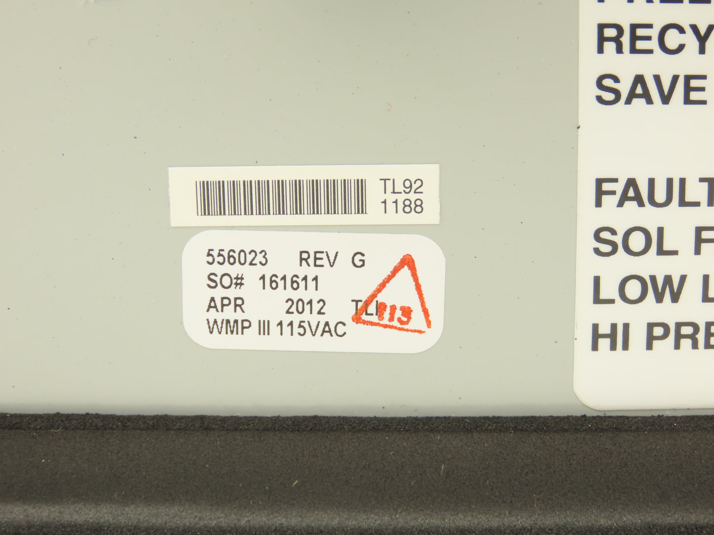Graco 556023 Maxi-Monitor Mark-III Pump Controller 115V Control Panel