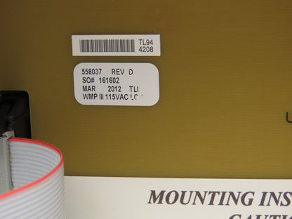 Graco 556023 Maxi-Monitor Mark-III Pump Controller 115V Control Panel