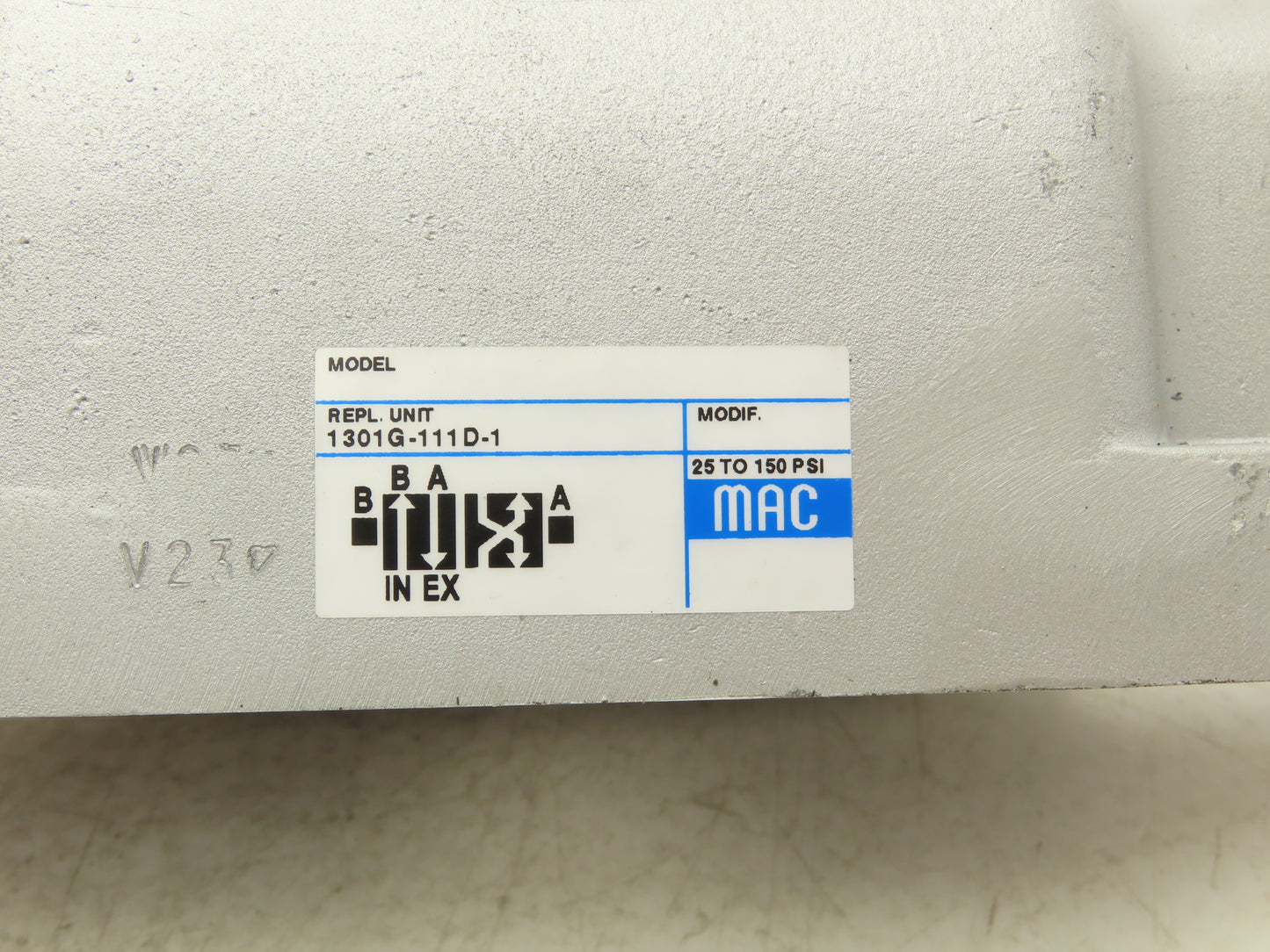 MAC 1301G-111D-1 Pneumatic Single Solenoid Valve 4/2-way 120V