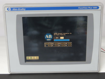 Allen Bradley 2711P-T10C4D8 HMI PanelView Plus 1000 Operator Control Panel Ser A