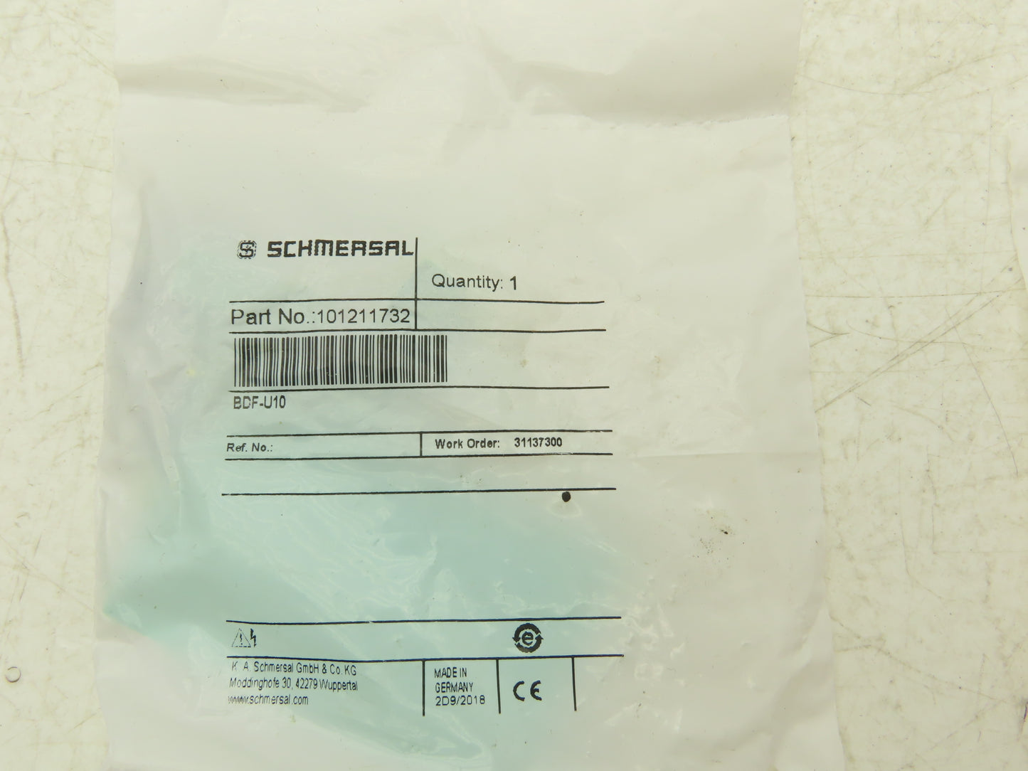 Schmersal BDF200-NH-11-LT-LT-LT-2875 Pushbutton Control Panel -Missing Buttons