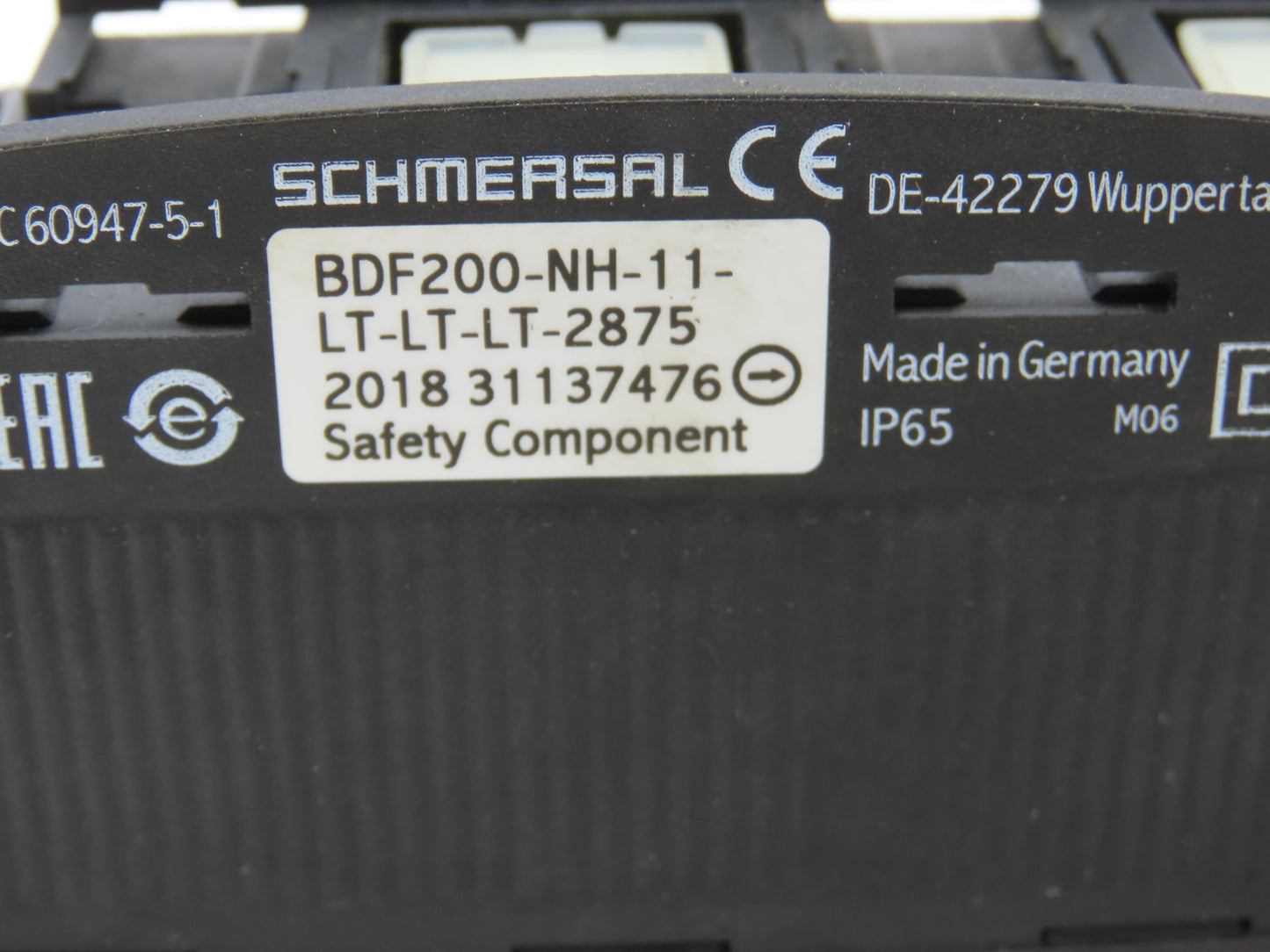 Schmersal BDF200-NH-11-LT-LT-LT-2875 Pushbutton Control Panel -Missing Buttons
