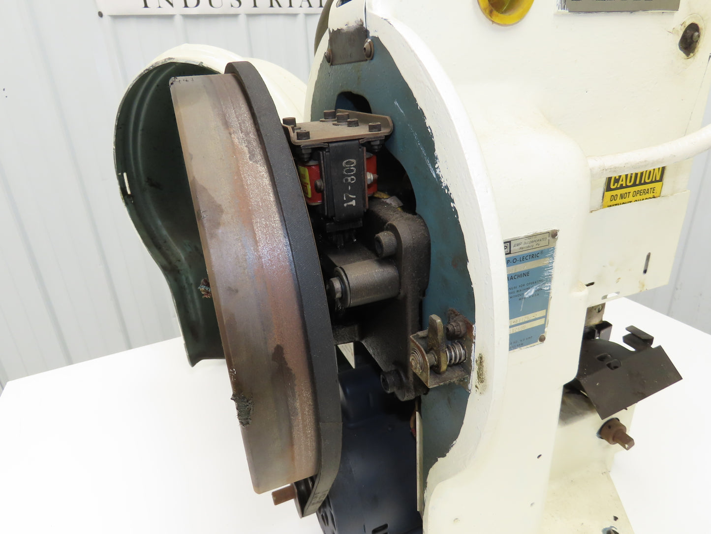 Amp-O-Lectric Model K Semi Automatic Wire Crimper Terminating Crimping Press