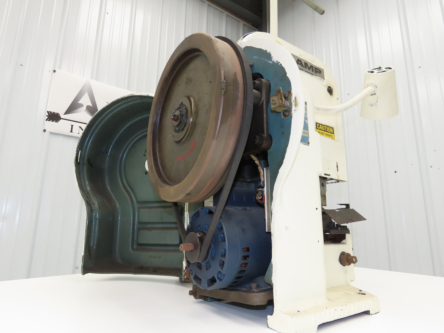 Amp-O-Lectric Model K Semi Automatic Wire Crimper Terminating Crimping Press