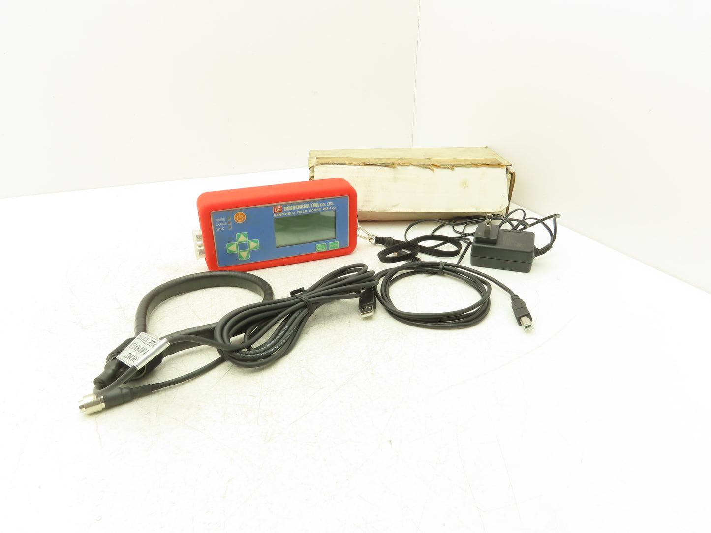 Dengensha Toa WS-100 Hand Held Weld Scope Monitor Checker 4" Coil 1B4S3UL