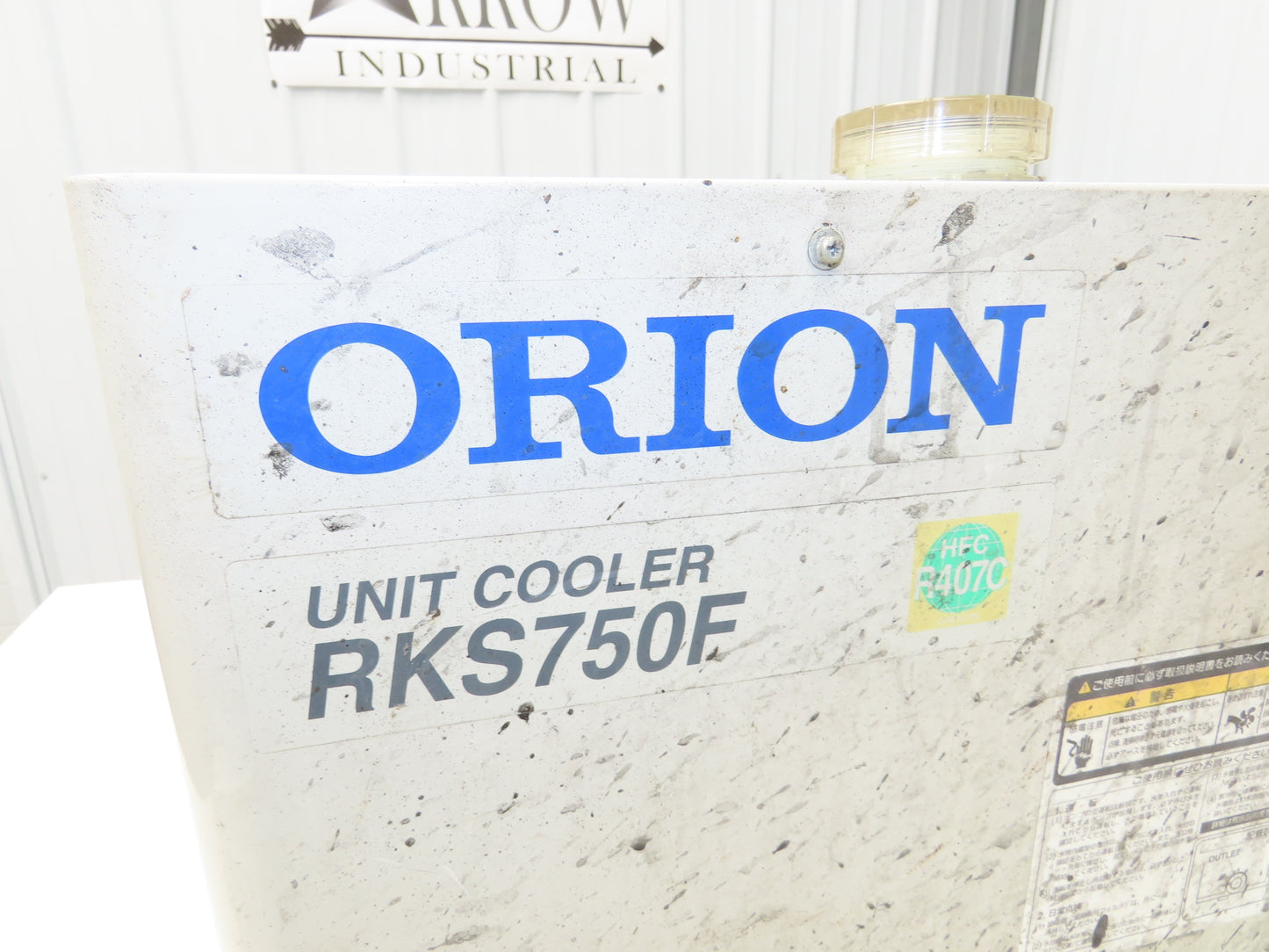 Orion RKS750F Chiller Unit Cooler 200V 3Ph 2.20kW R-407C Air & Water Cooled