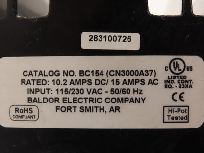 Baldor BC154 DC Motor Control 90-180VDC 1-2Hp 115/230V Input