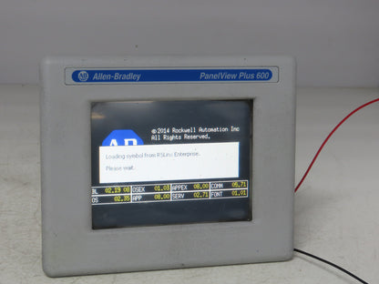 Allen Bradley 2711PC-T6C20D8 HMI PanelView Plus 600 6" Operator Touch Panel