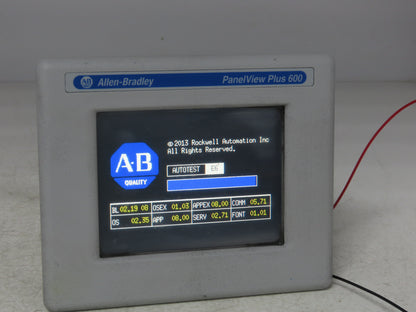 Allen Bradley 2711PC-T6C20D8 HMI PanelView Plus 600 6" Operator Touch Panel