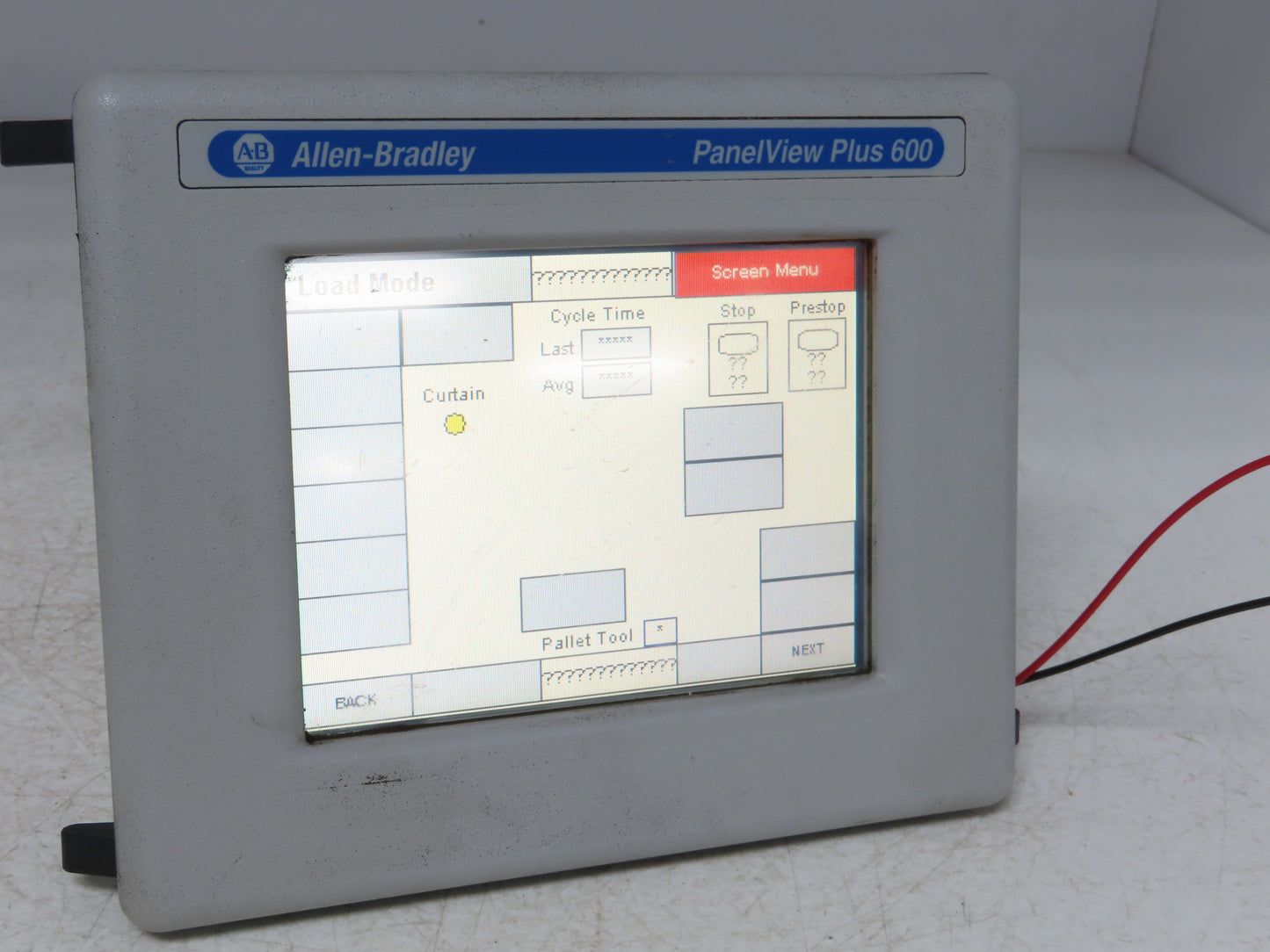 Allen Bradley 2711PC-T6C20D8 HMI PanelView Plus 600 6" Operator Touch Panel