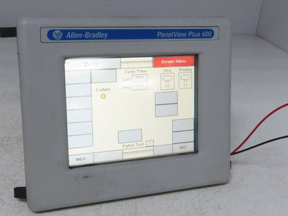 Allen Bradley 2711PC-T6C20D8 HMI PanelView Plus 600 6" Operator Touch Panel