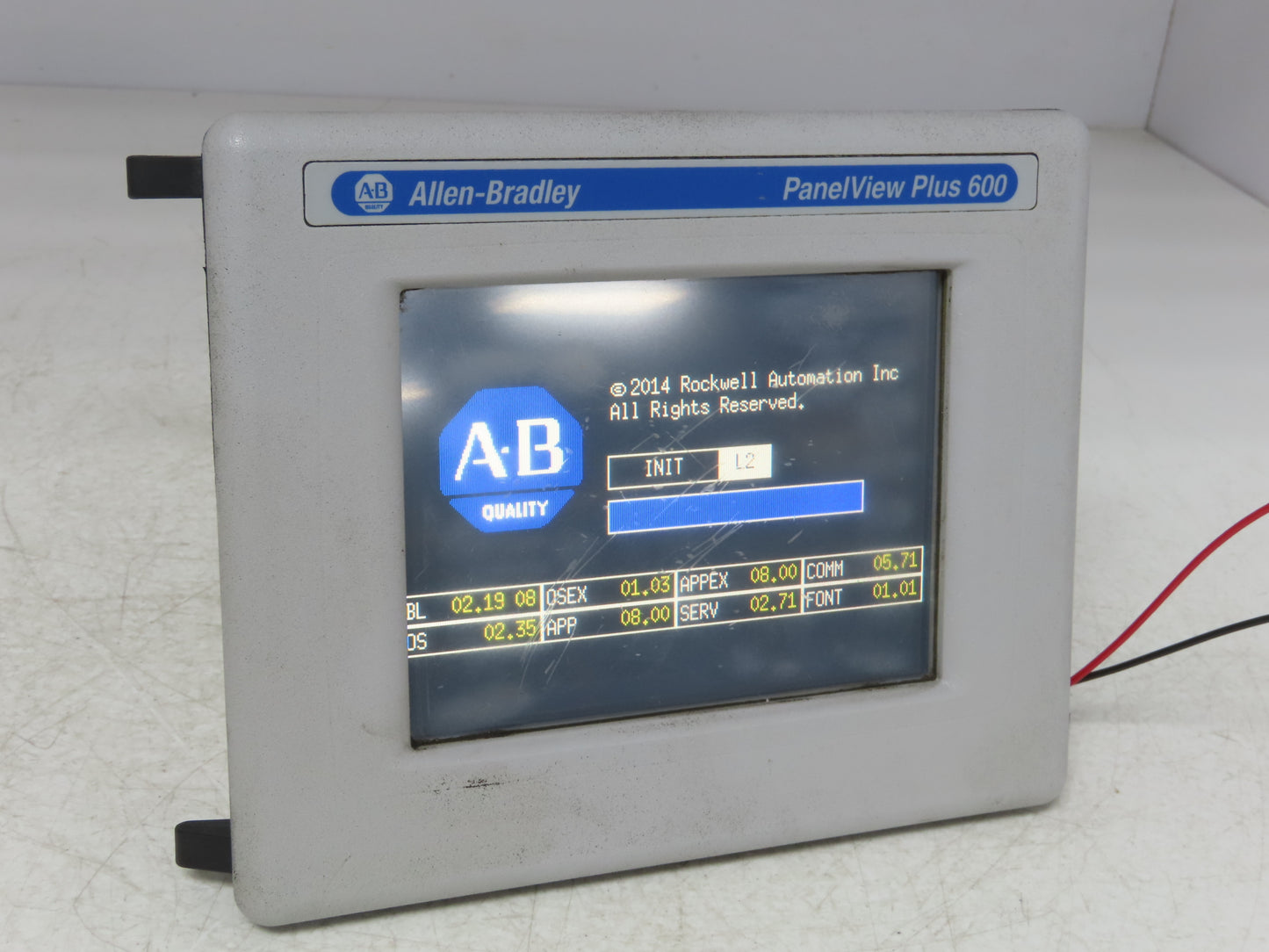 Allen Bradley 2711PC-T6C20D8 HMI PanelView Plus 600 6" Operator Touch Panel