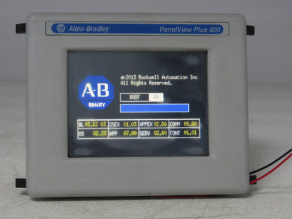 Allen Bradley 2711PC-T6C20D8 HMI PanelView Plus 600 6" Operator Touch Panel