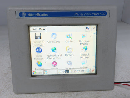 Allen Bradley 2711PC-T6C20D8 HMI PanelView Plus 600 6" Operator Touch Panel