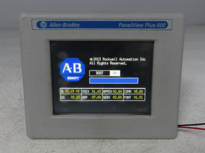 Allen Bradley 2711PC-T6C20D8 HMI PanelView Plus 600 6" Operator Touch Panel