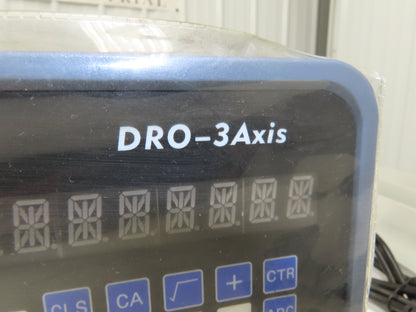 ToAuto DRO-3Axis HMI Controller Panel Push Button W/ Linear Scales Mount & Cord