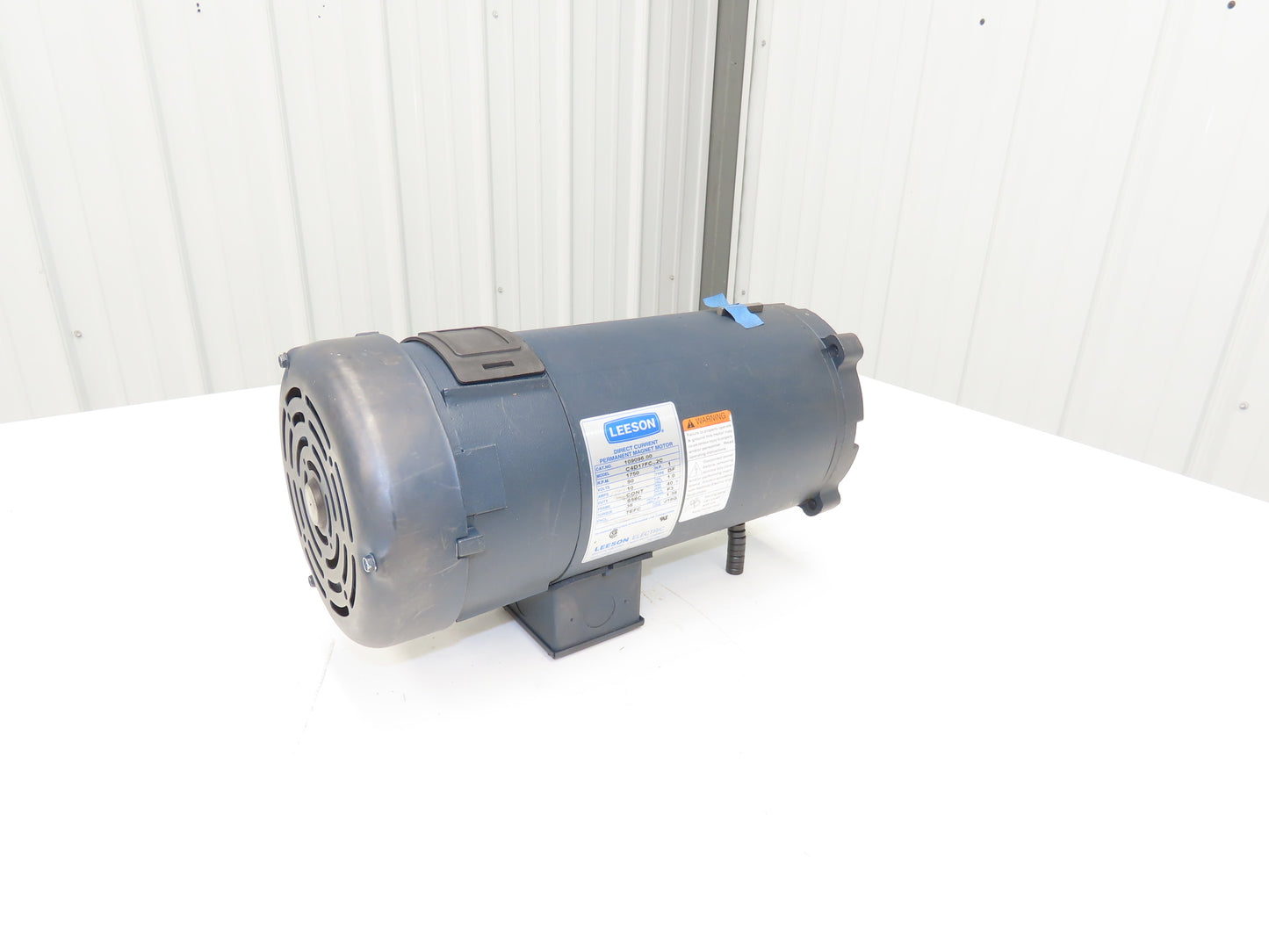 Leeson Electric 109096.00 C4D17FC42C 90V DC Motor 1Hp 1750 RPM 10A S56C 90VDC