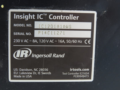 Ingersoll Rand IC12D1A1AWS Insight IC Tool Controller 120VAC - 16A / 240VAC - 8A