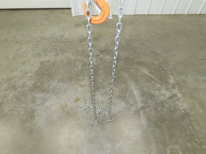 Vestil LOW-2P 1 Ton 2000Lb Chain Fall Hoist 9.8' Lift Push Trolley Low Headroom