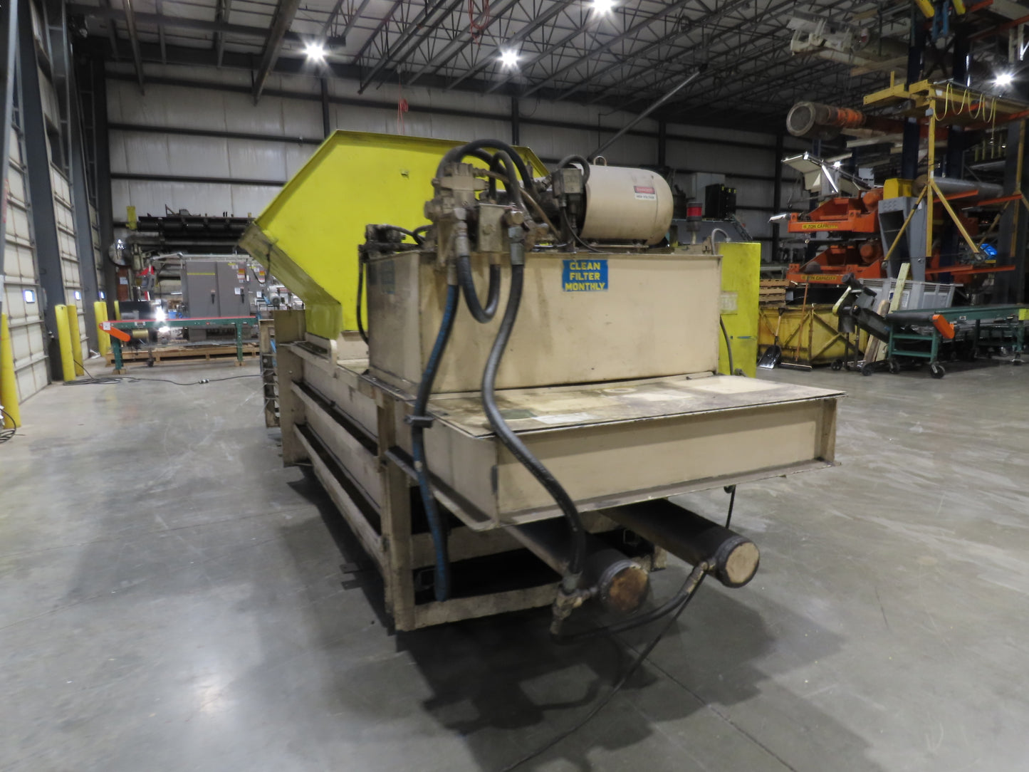 Balemaster 772 Horizontal Cardboard Baler 48x32x72" Bale Manual Tie 25Hp 480V