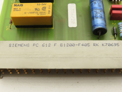 Siemens B1200-F405 PCB Printed Circuit Board Control Card ITK/01 H 21264