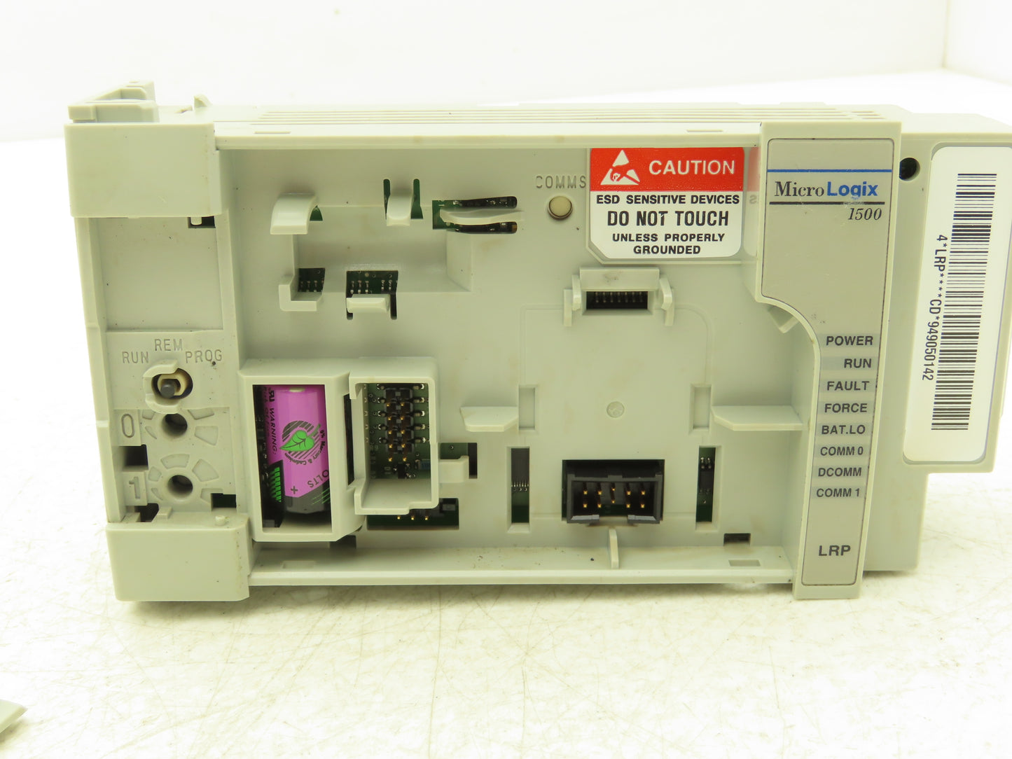 Allen Bradley 1764-LRP MicroLogix 1500 Processor Unit Ser C Rev D FRN 9