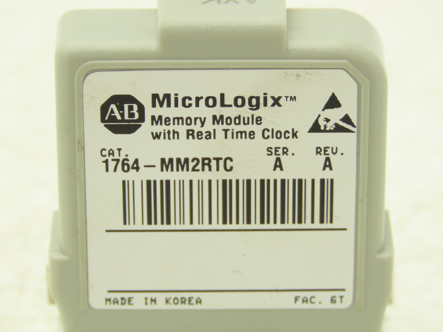 Allen Bradley 1764-MM2RTC MicroLogix 1500 Memory Module w/Real Time Clock 16kB