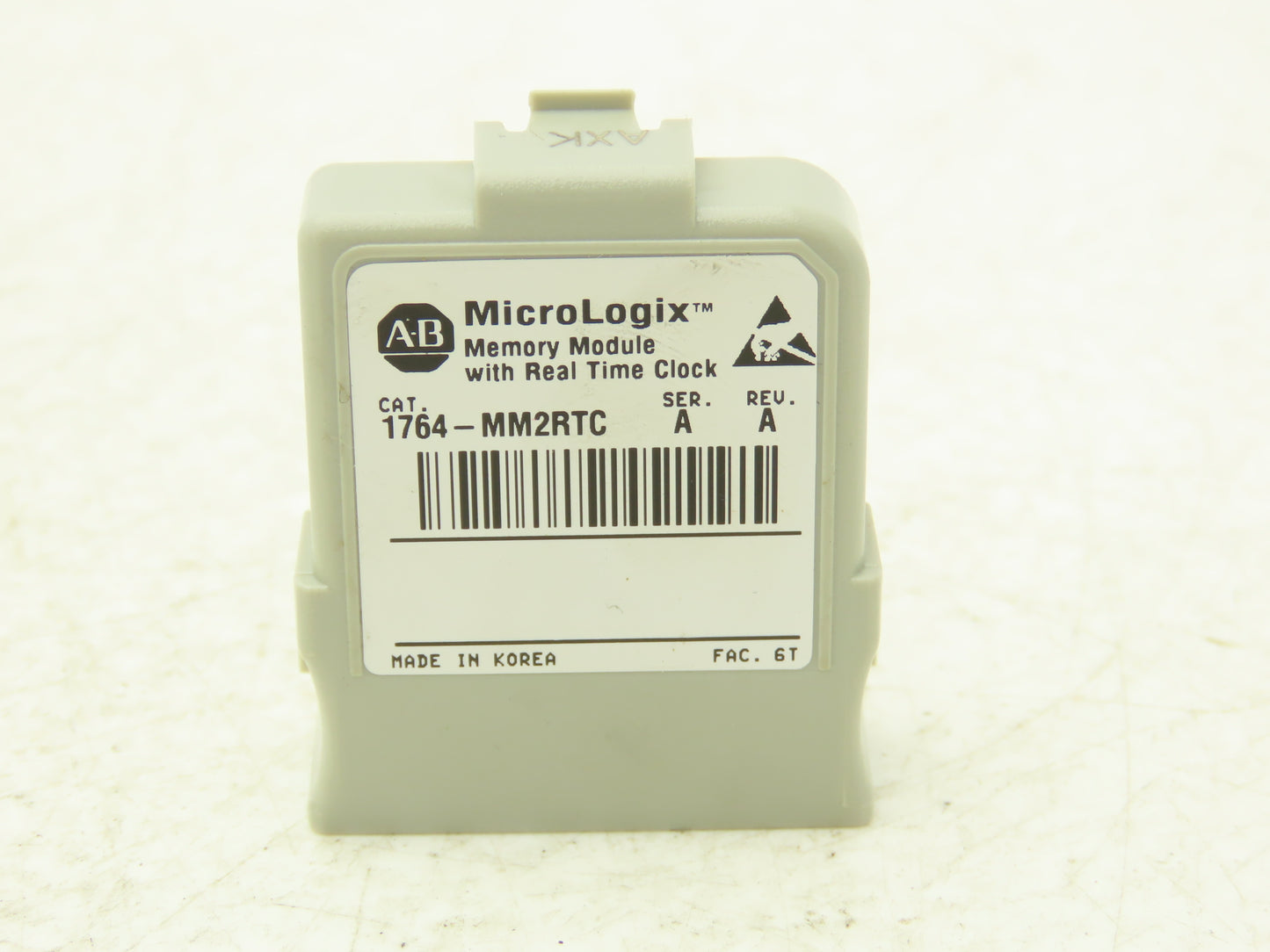 Allen Bradley 1764-MM2RTC MicroLogix 1500 Memory Module w/Real Time Clock 16kB
