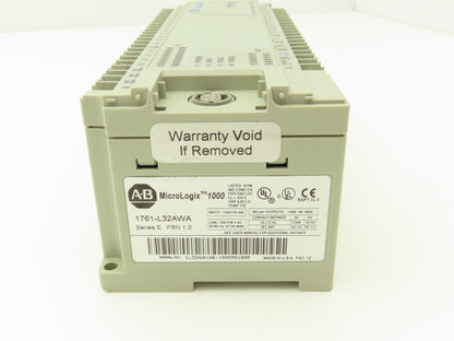 Allen Bradley 1761-L32AWA MicroLogix 1000 PLC Controller 100-240VAC Series E