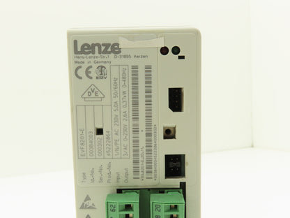 Lenze EVF8201-E VFD Motor Drive Inverter 230V 1Ph In 0.37kW 2.6A 3PH 230V Out